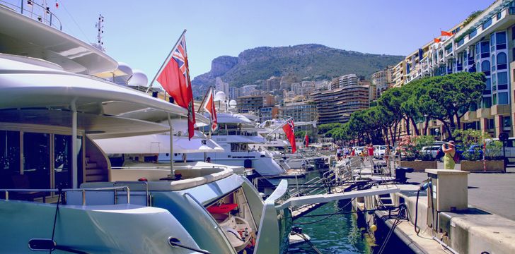 Yacht Berthed in Monaco,French Riviera